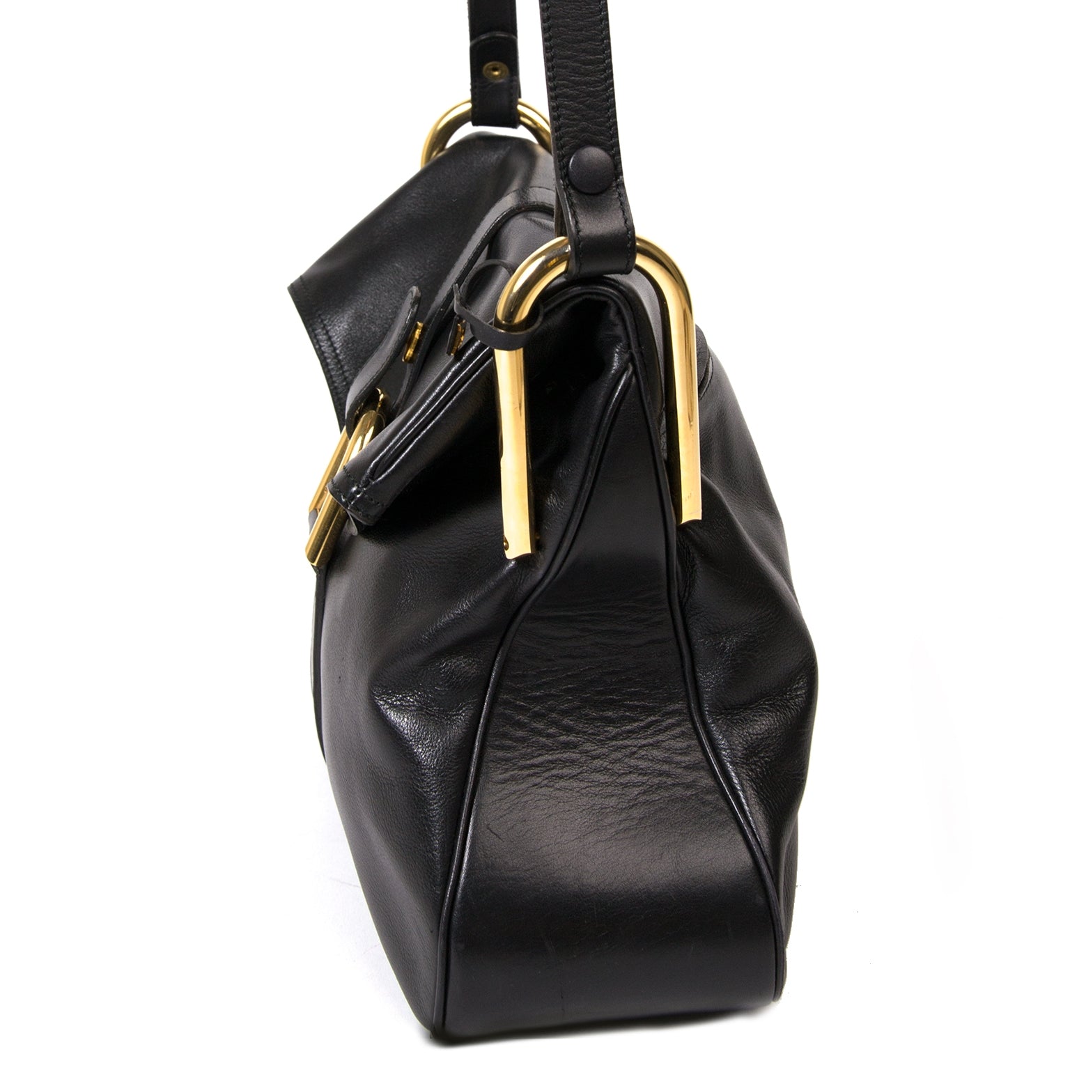 Delvaux Black Givry Shoulder Bag skip the waiting list shop safe online