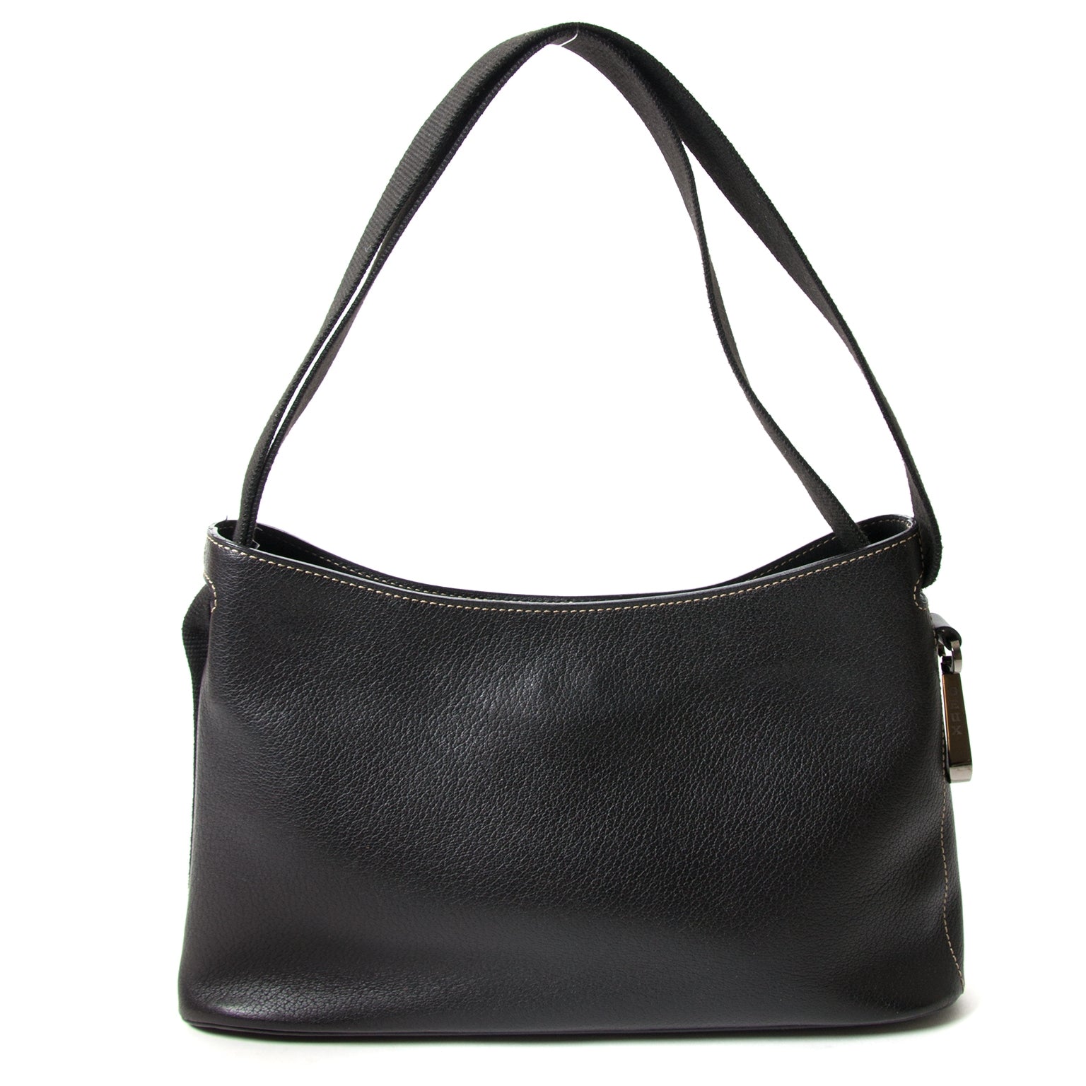 deux de delvaux black shoulder bag now for sale at labellov vintage fashion webshop belgium
