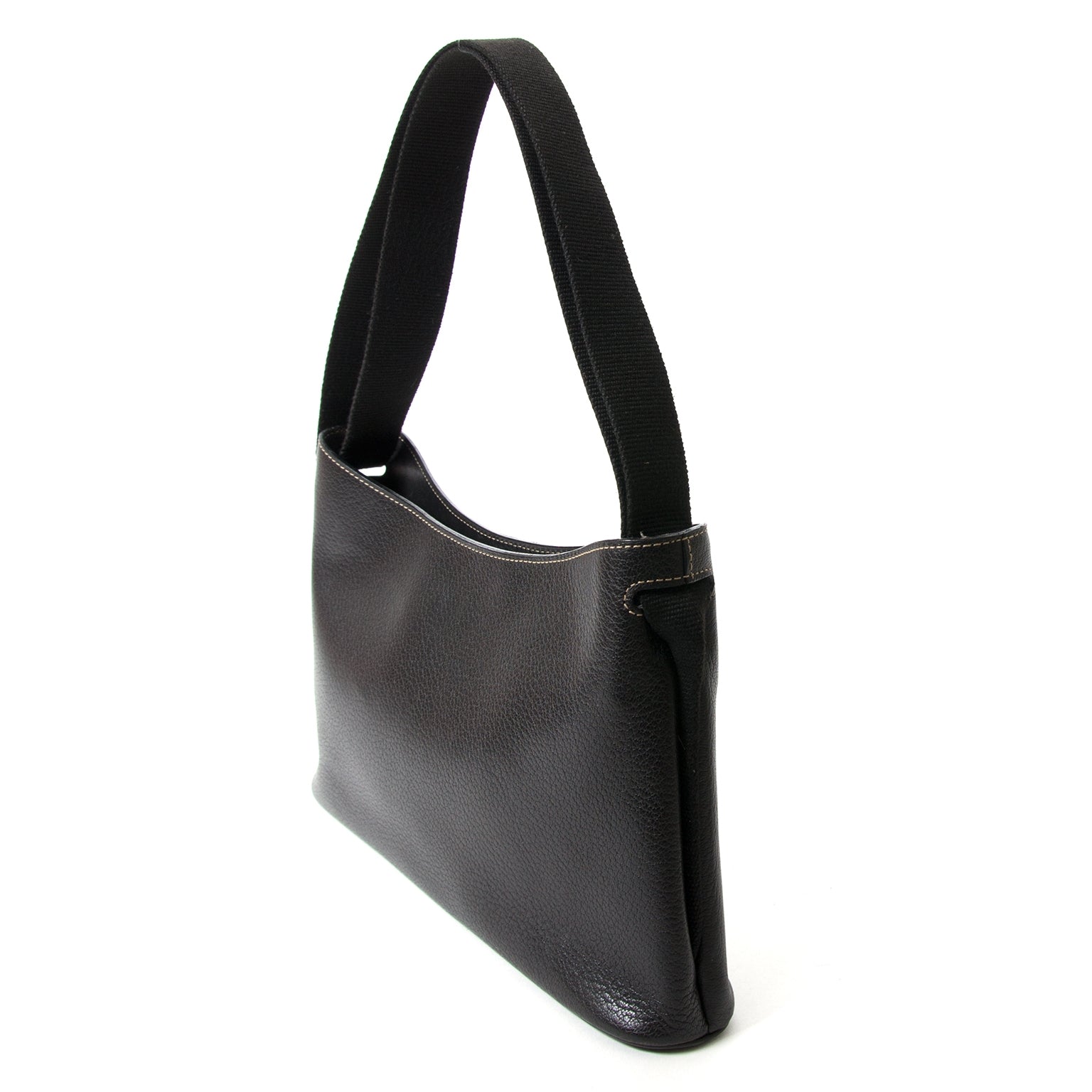 deux de delvaux black shoulder bag now for sale at labellov vintage fashion webshop belgium