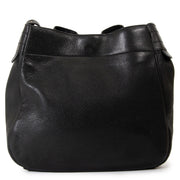Delvaux Black Leather Drawstring Shoulder Bag for sale online