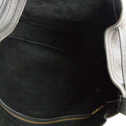 Delvaux Black Leather Drawstring Shoulder Bag inside