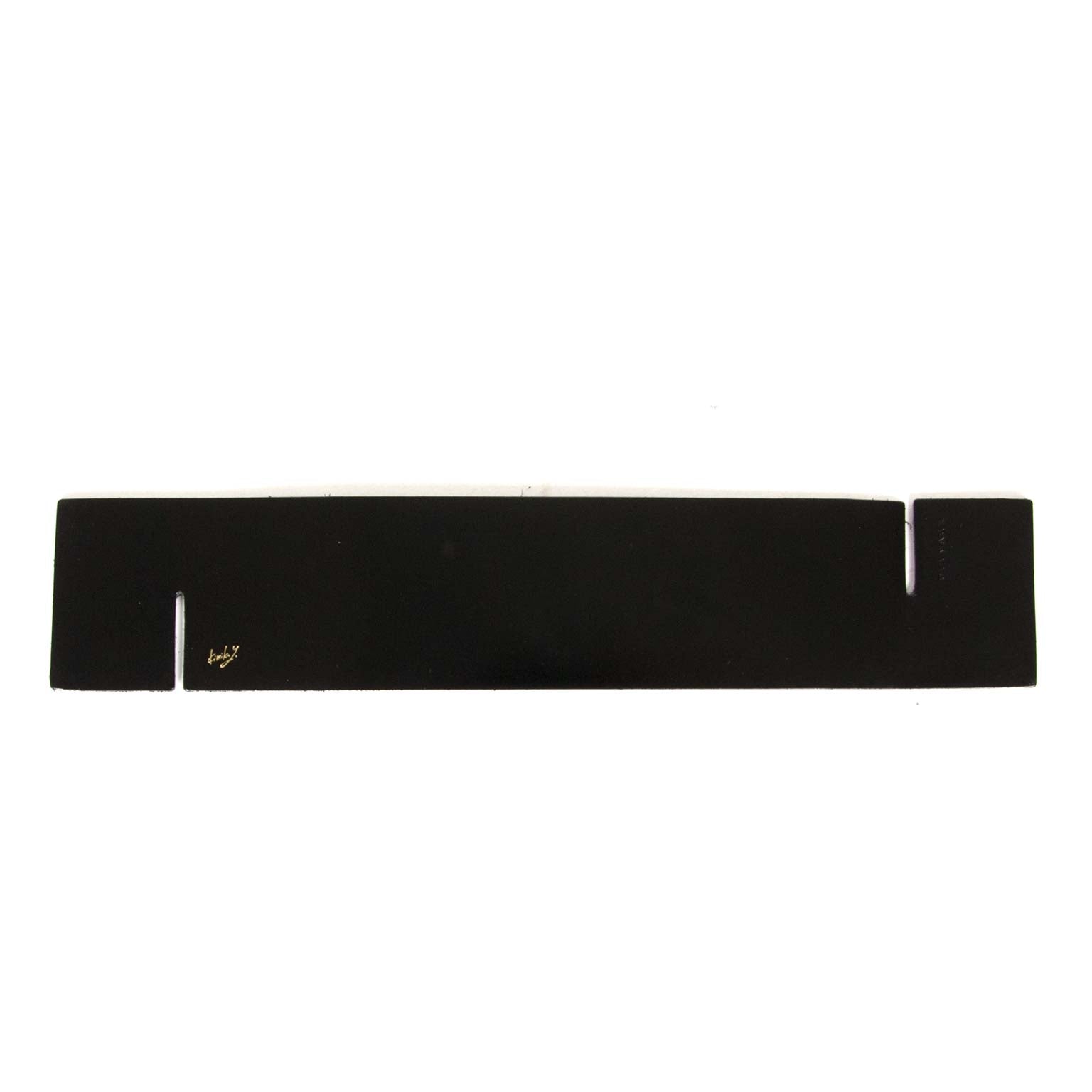 delvaux black leather bracelet kimiko y now for sale at labellov vintage fashion webshop belgium