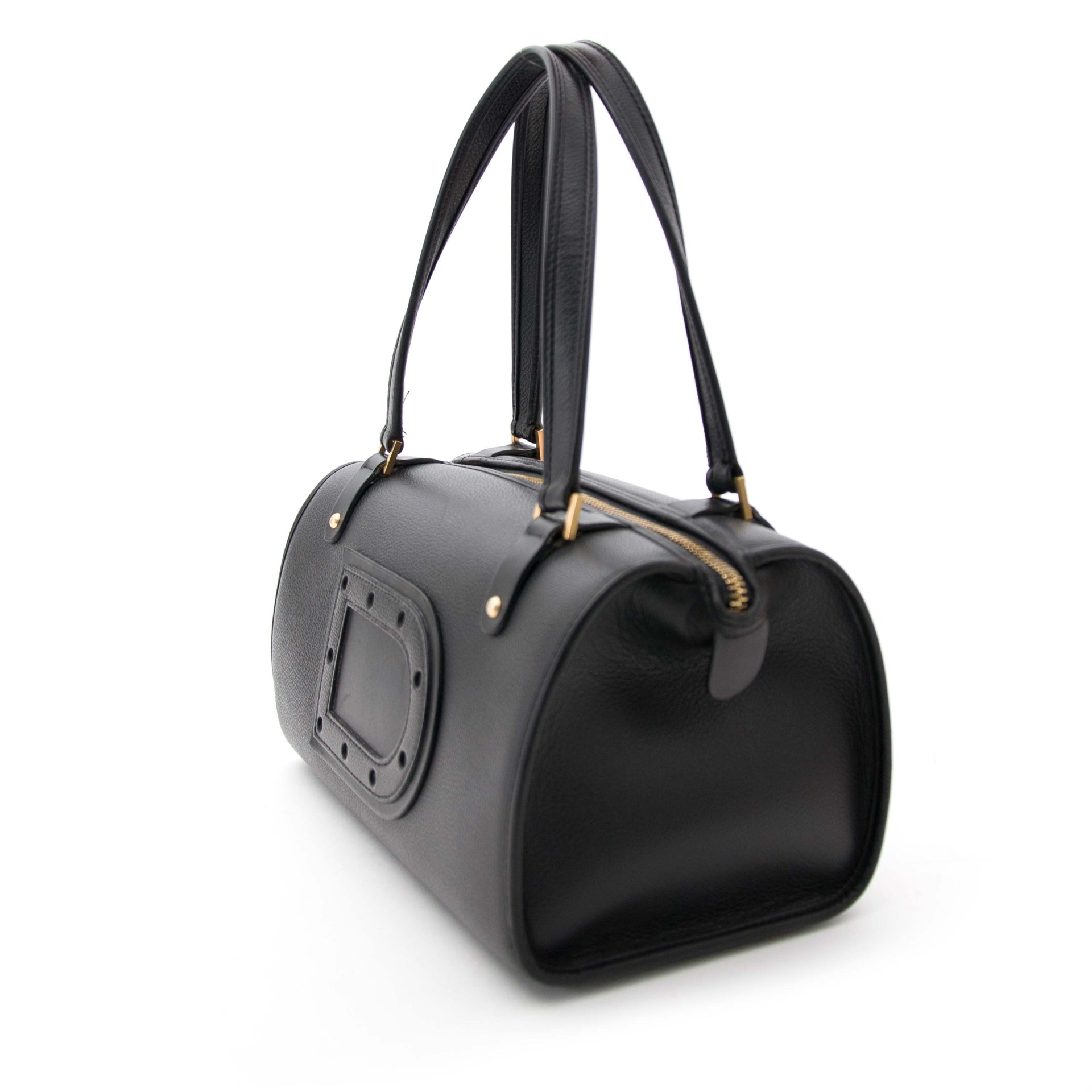 tweedehands als nieuw Delvaux Black Astrid Boston PM Bag