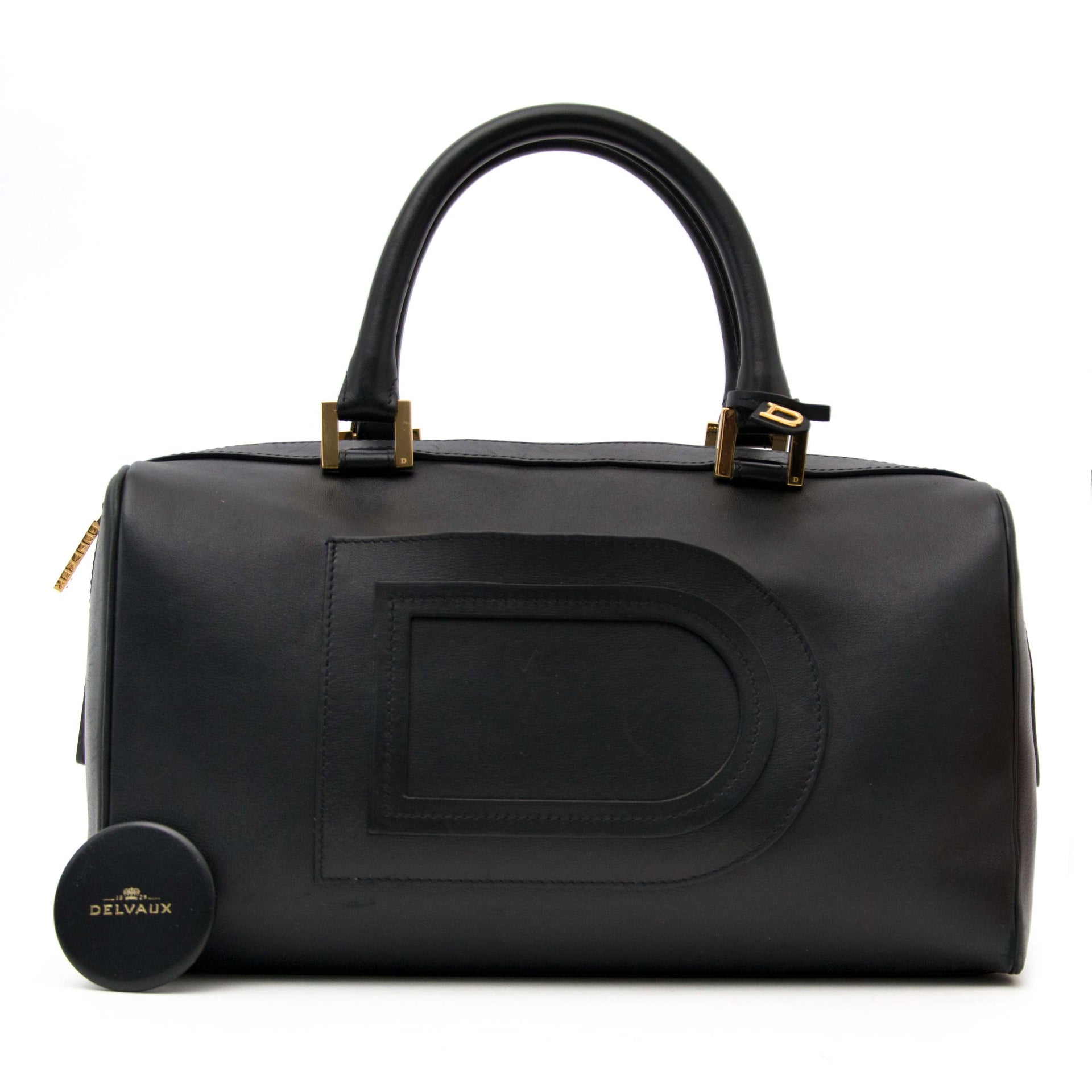 Delvaux Black Allure Louise Boston Bag available for the right price on Labellov
