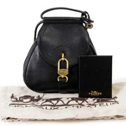 acheter en ligne seconde main Delvaux Black Cerceau Crossbody Bag