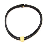 delvaux black d necklace now for sale at labellov vintage fashion webshop belgium