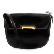 Delvaux Black Patent Shoulder Bag for the best price at labellov