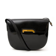Delvaux Black Crossbody Bag Patent Leather for sale in Antwerp Belgium, luxury items at affordable prices, vintage.