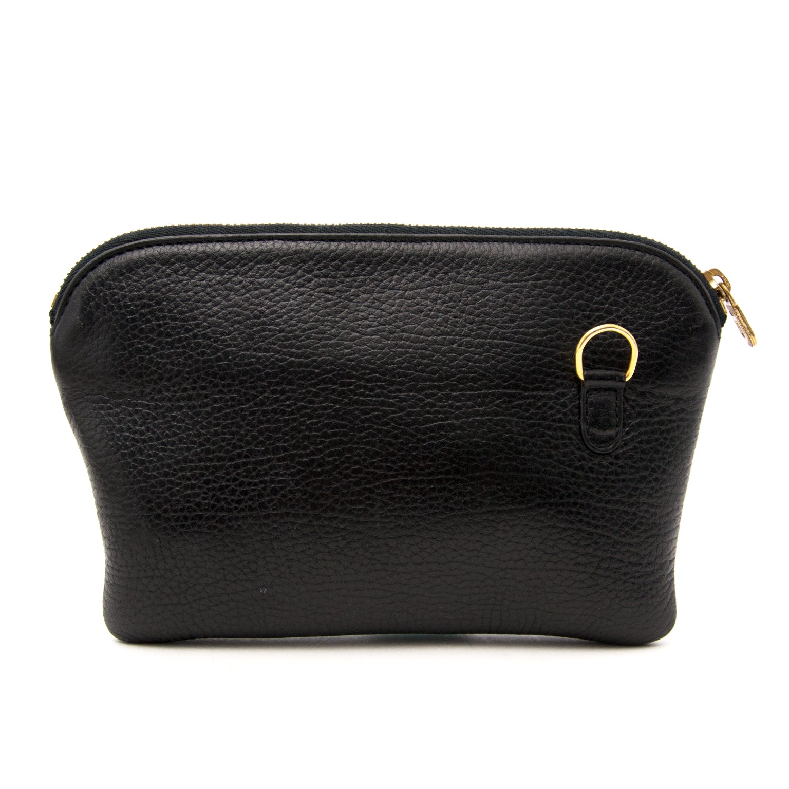 Koop een authentieke tweedehands Delvaux Blue Leather Pochette aan de juiste prijs