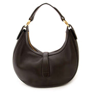 shop safe and secure online at labellov.com Delvaux Camille Brown Leather Shoulder Bag