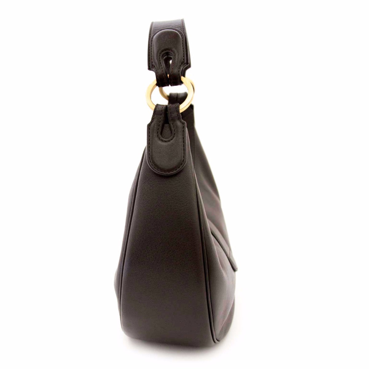 Buy an authentic second hand Delvaux Brown Camille Leather Shoulder Bag in very good condition at Labellov