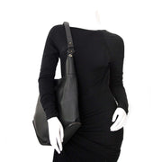 For sale: Delvaux Black Satan Shoulder Bag online with worldwide shipping