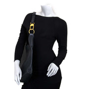buy and sell second hand Delvaux Black Satan Shoulder Bag at labellov antwerp for the best price