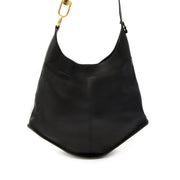 100% authentic Delvaux Black Satan Shoulder Bag for the best price online