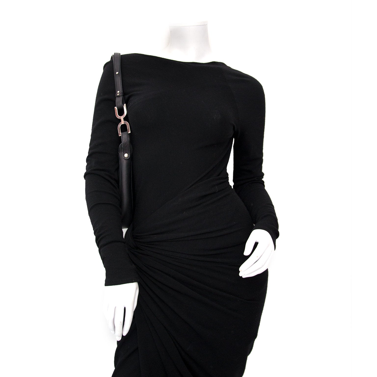 Are you looking for an authentic Delvaux Black Leather Shoulder Bag?