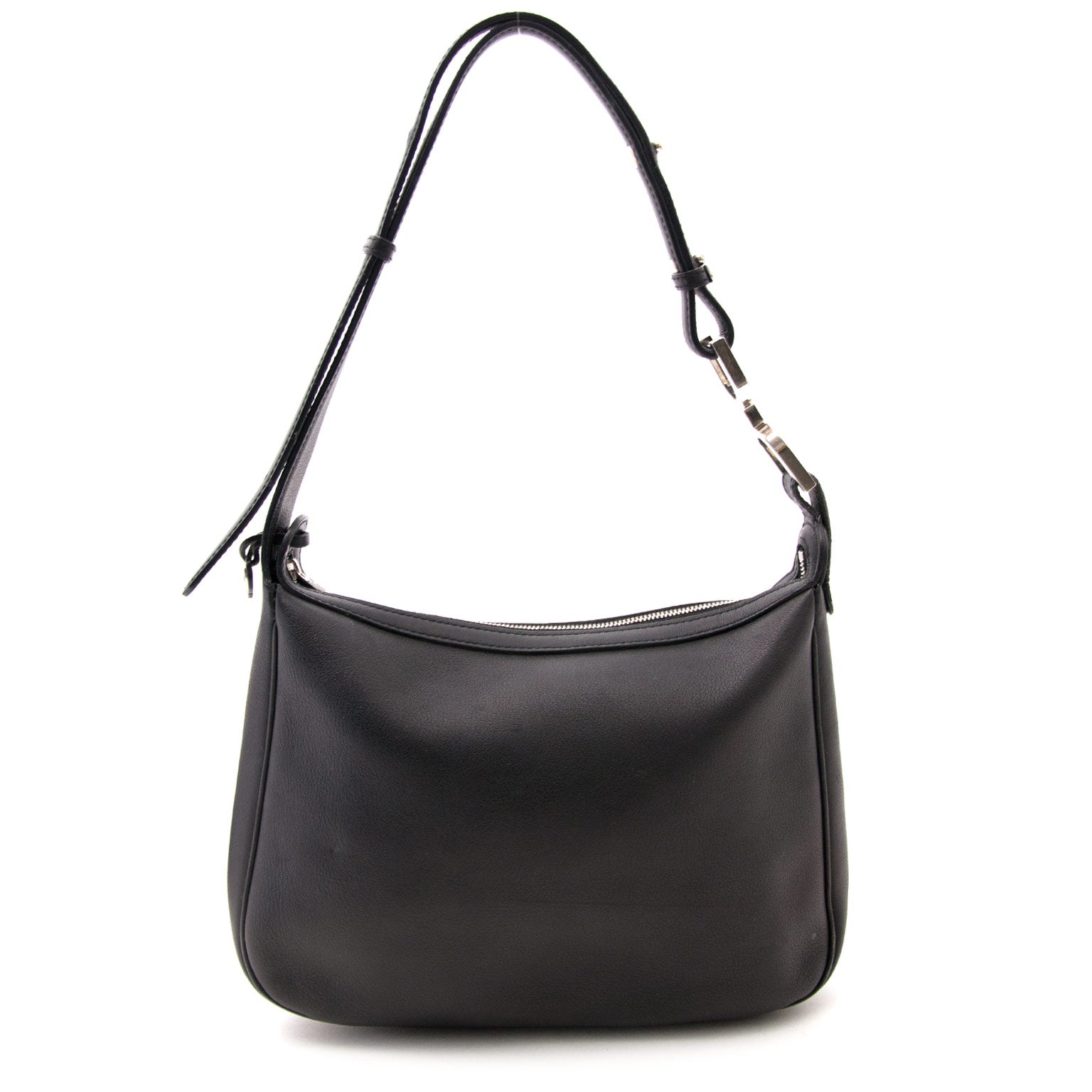We buy and sell your timeless luxury bags such as Delvaux Black Leather Shoulder Bag