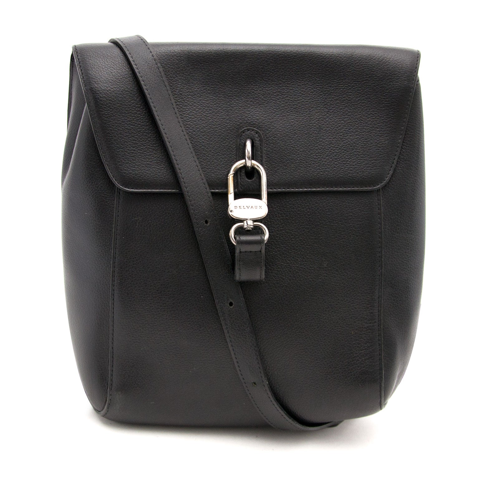 Delvaux Black Leather Crossbody Bag at the best price 2017