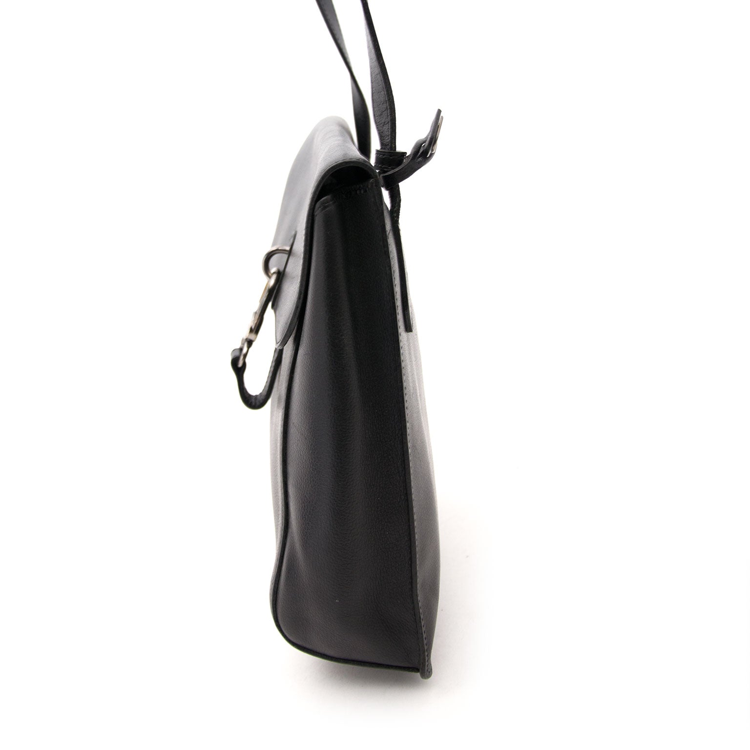 Achetez Noire Cuir Crossbody Sac en ligne chez Labellov.com