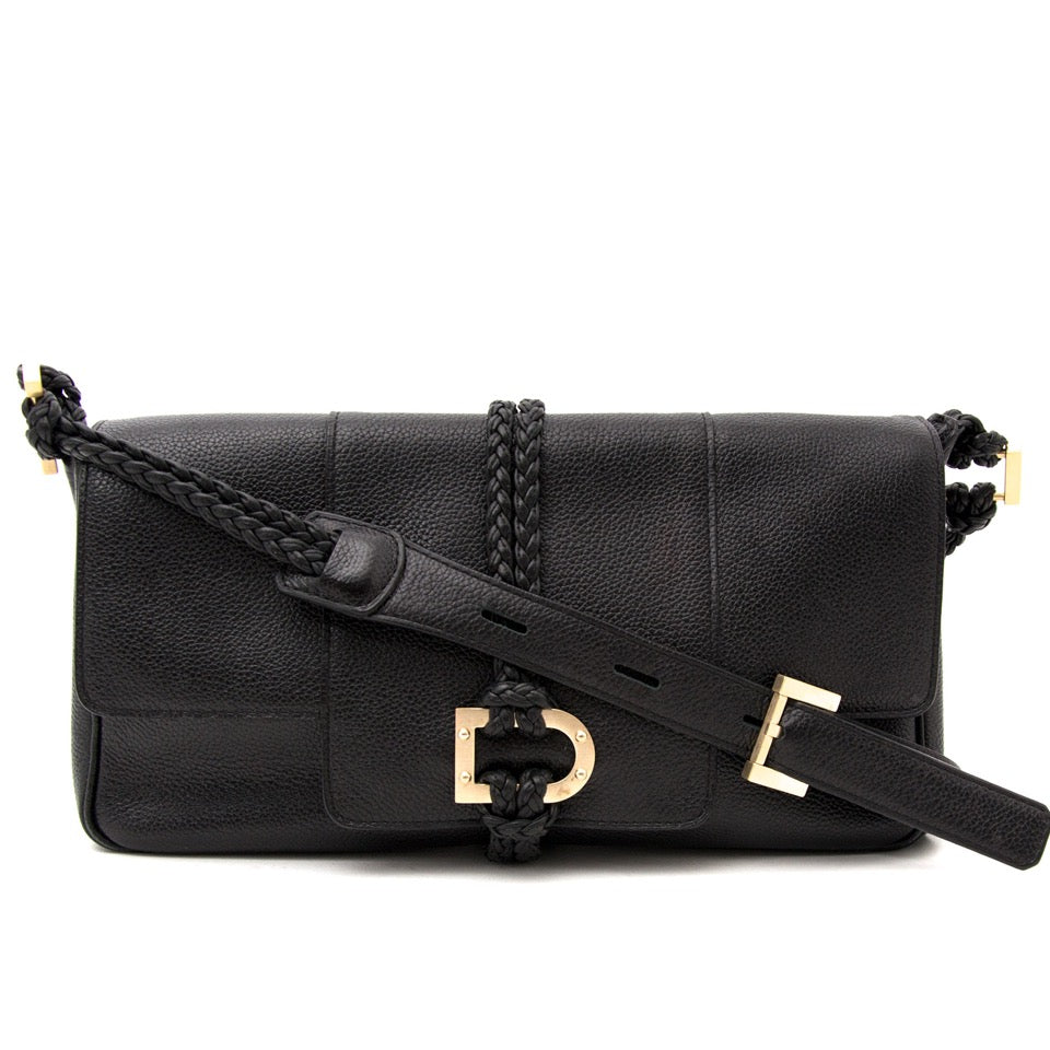 Delvaux Black Shoulder Bag kopen en verkopen
