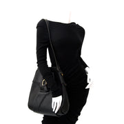 Delvaux Black Shoulder Bag for sale online for the best price at Labellov Antwerp Vintage
