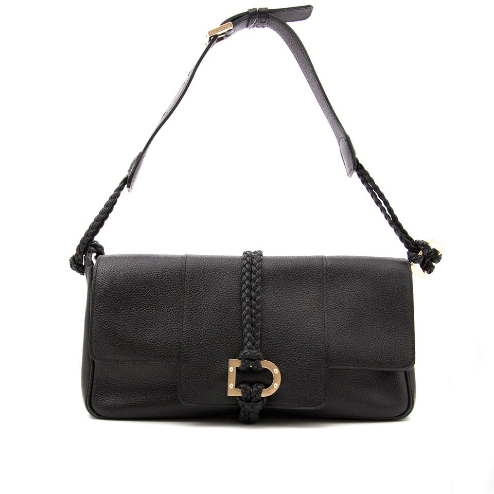 Koop uw Delvaux Black Shoulder Bag aan de beste prijs.