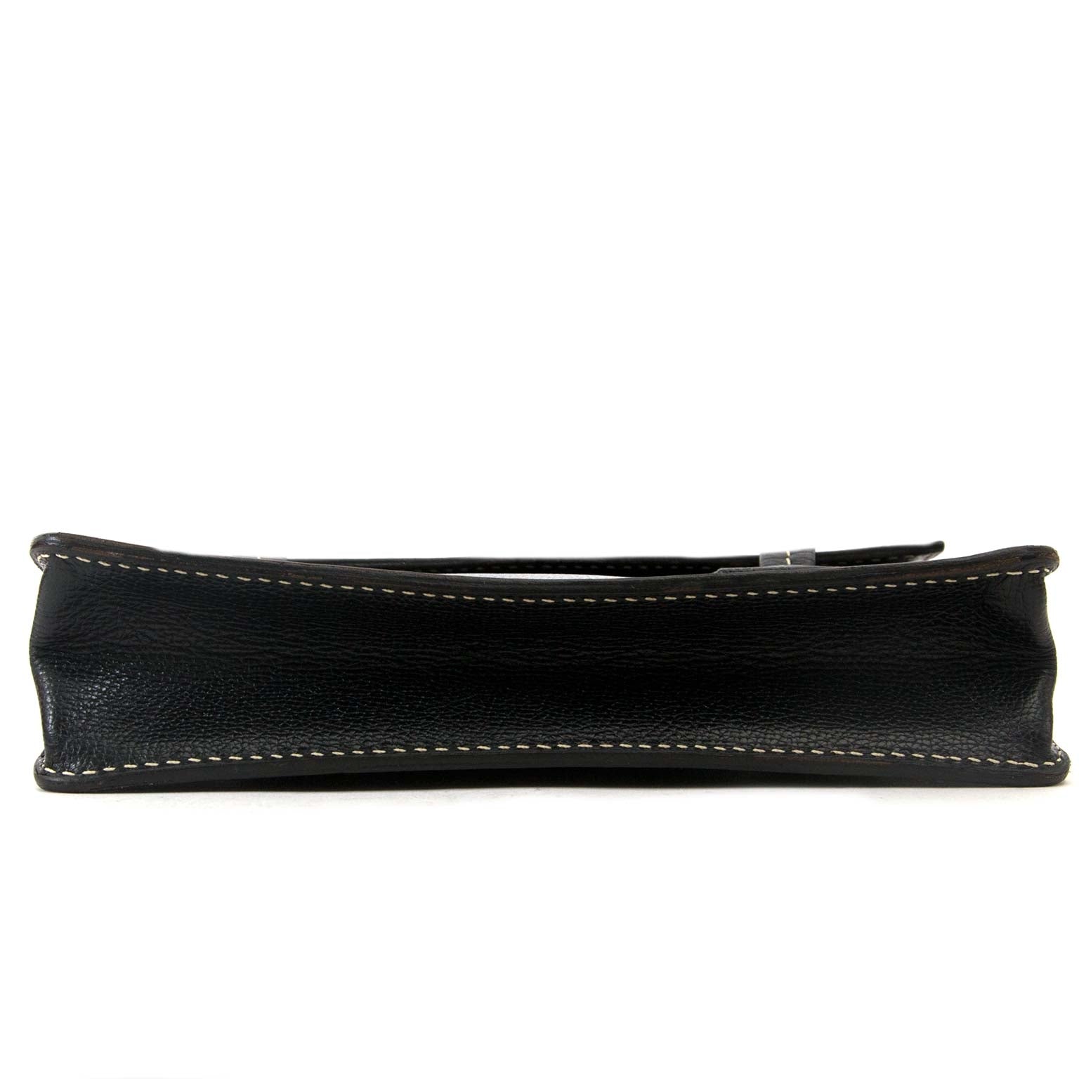 delvaux black santal shoulder bag now for sale at labellov vintage fashion webshop belgium