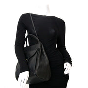 koop veilig online aan de beste prijs authentieke Delvaux Black Woven Toile de Cuir Bag nieuw