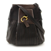 Buy now safe and secure a real dark brown Toile de cuir on www.labellov.com at the best price.