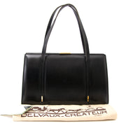 Shop safe online aan de beste prijs Delvaux Black Leather Handbag bij Labellov.com