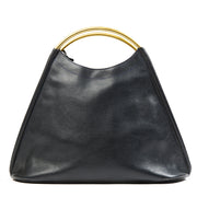 delvaux dark blue trapeze leather handbag now for sale at labellov vintage fashion webshop belgium