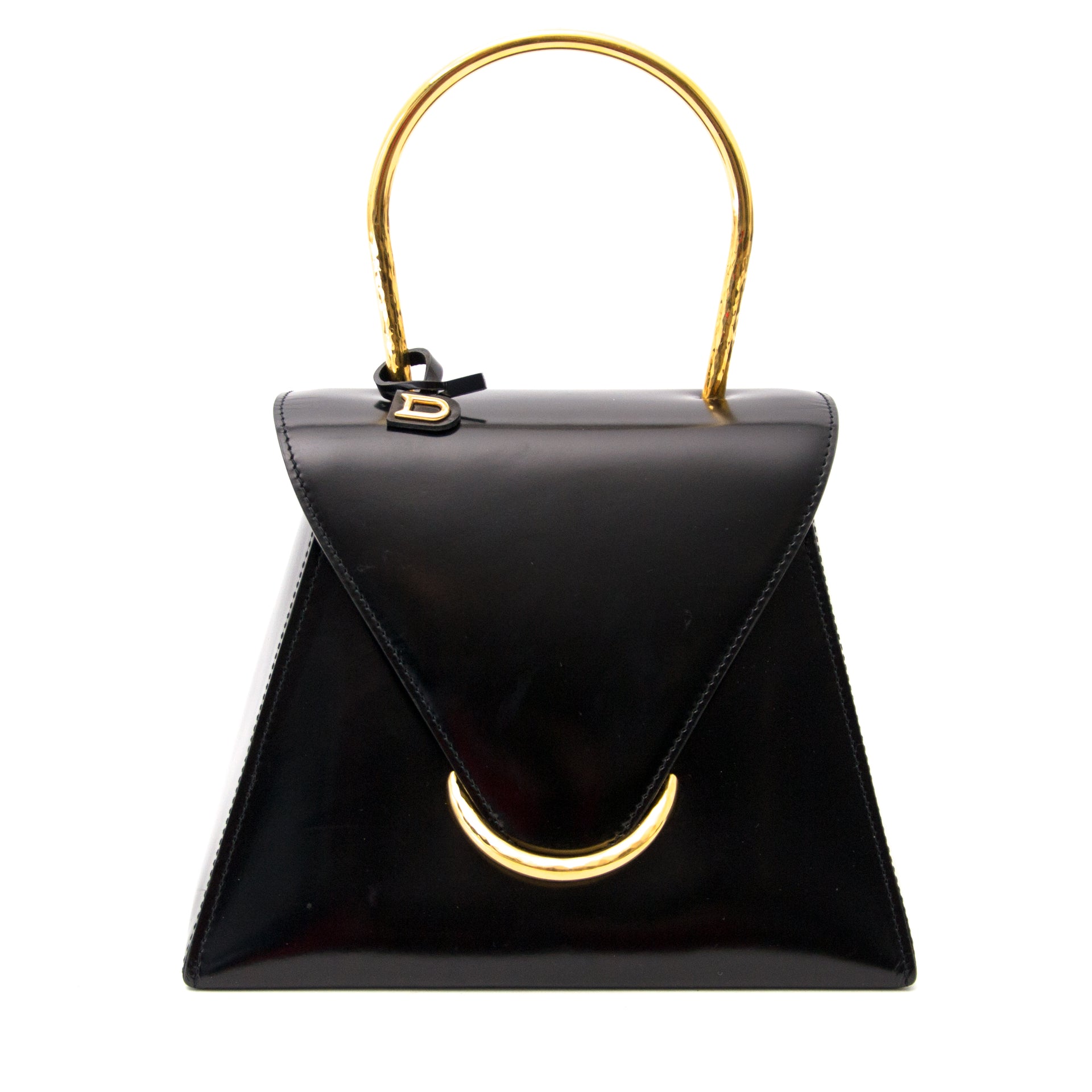koop veilig online at the best price your secondhand Delvaux Triangle Top Handle Bag