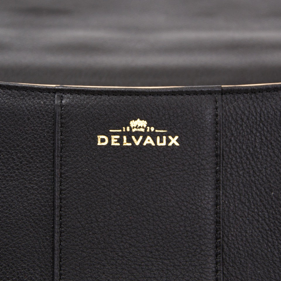 Buy Delvaux Brillant East West Black sellier leather. at the right price at LabelLOV vintage webshop. Luxe, vintage, fashion. Safe and secure online shopping. Antwerp, Belgium.