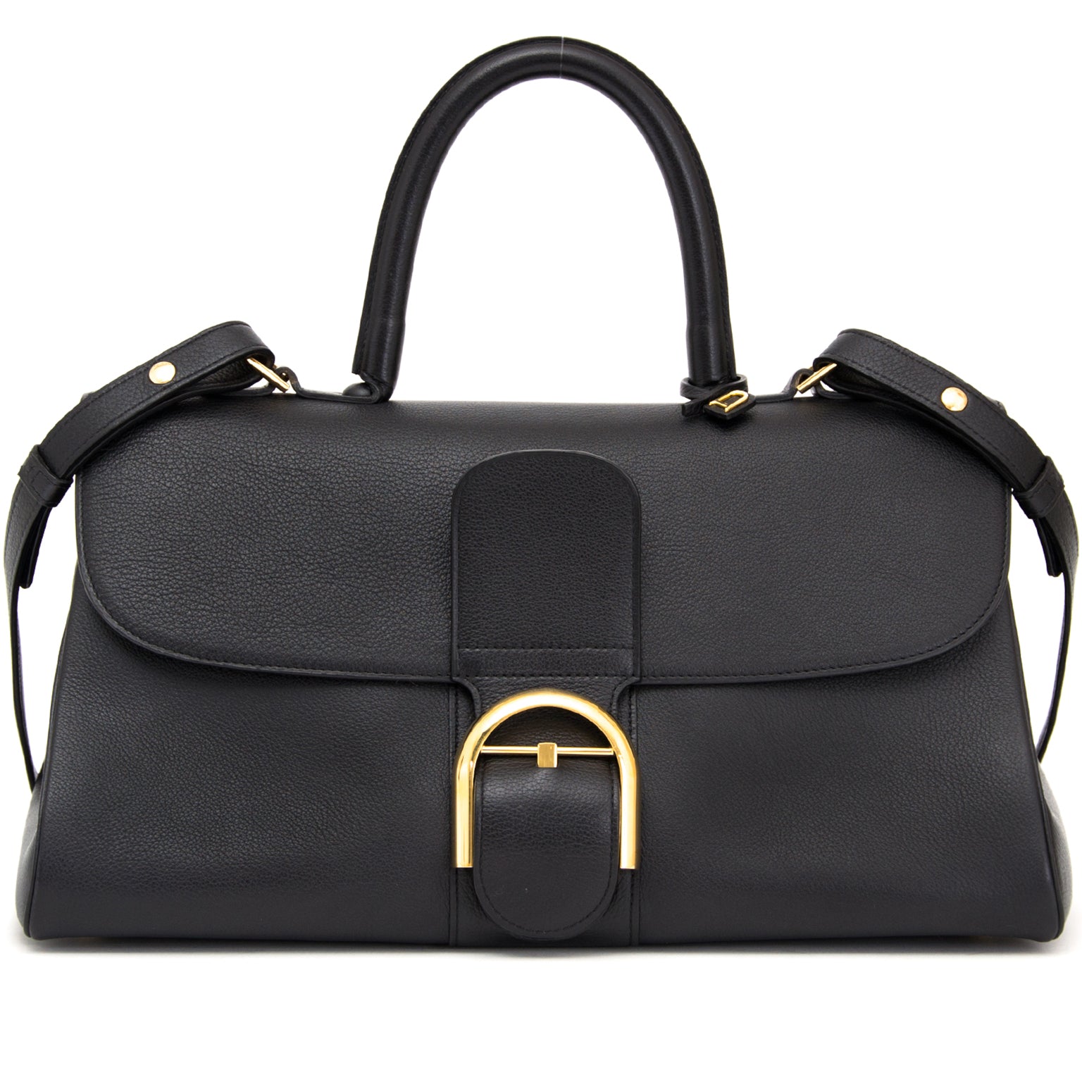 Authentieke Delvaux Brillant East West in zwart sellier leder voor juiste prijs bij LabelLOV vintage webshop. Delvaux Brillant East West Black sellier leather. Veilig online winkelen. Luxe, vintage, mode. Antwerpen, België.