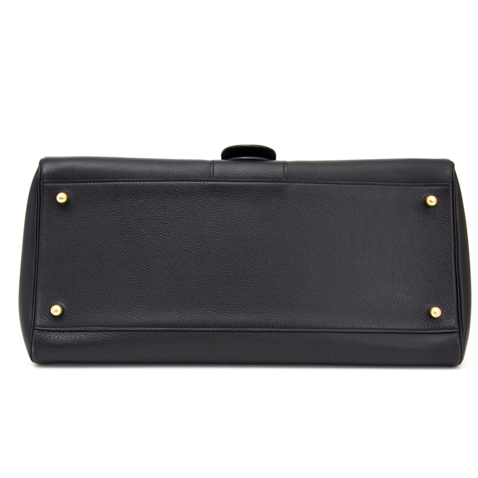 Authentieke Delvaux Brillant East West in zwart sellier leder voor juiste prijs bij LabelLOV vintage webshop. Delvaux Brillant East West Black sellier leather. Veilig online winkelen. Luxe, vintage, mode. Antwerpen, België.