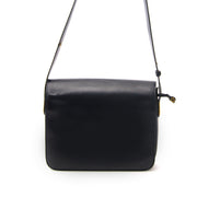 koop online aan de beste prijs Delvaux Blue Bourgogne Shoulder Bag in perfecte staat net als nieuw