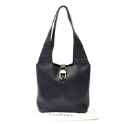 Delvaux Dark Blue Shoulder Bag buy and sell your designer vintage bags for the best commission rates on labellov.com