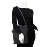 Delvaux Blue and Purple Bucket Bag