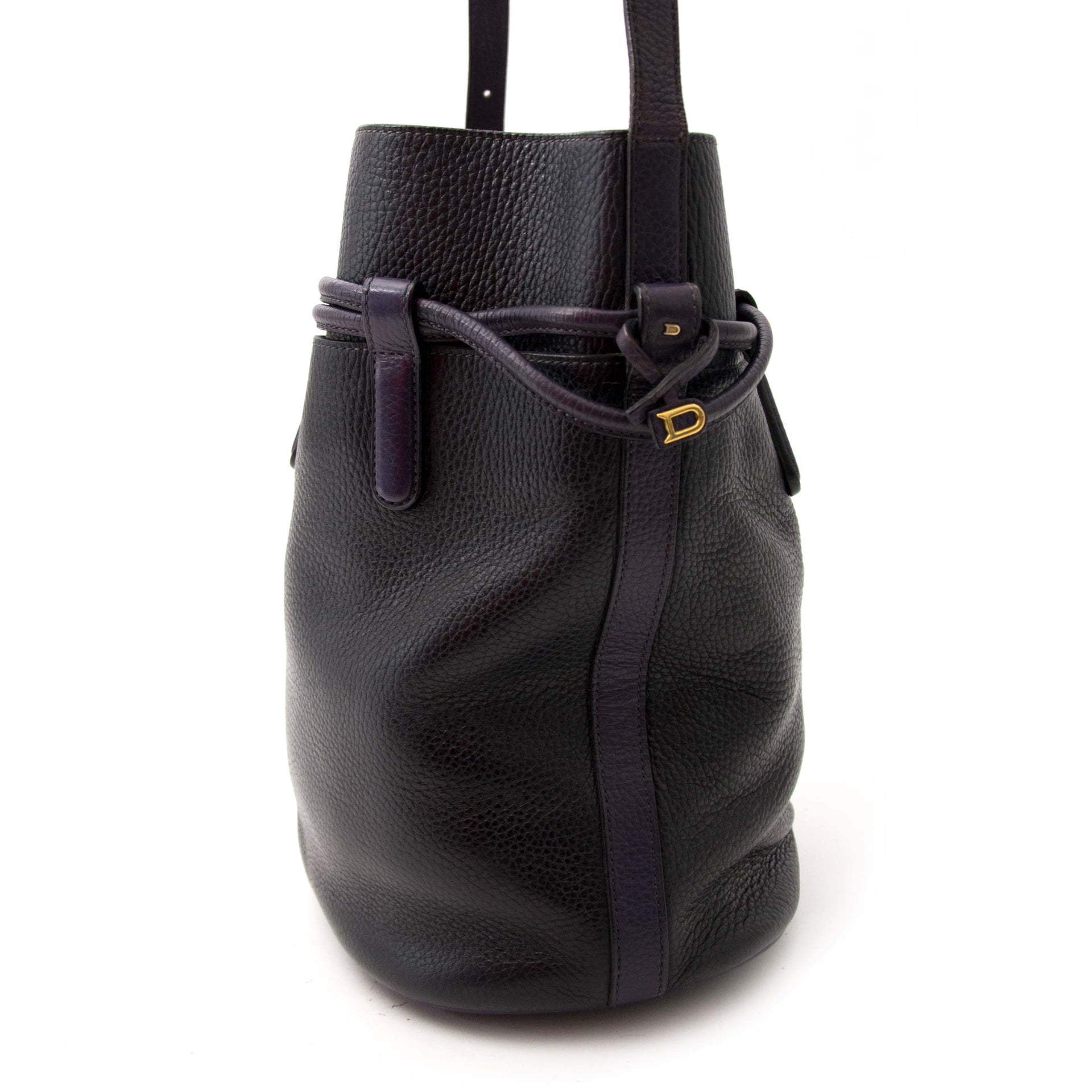 Delvaux Blue and Purple Bucket Bag te koop