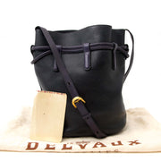 Koop en verkoop uw authentieke Delvaux Blue and Purple Bucket Bag aan de beste prijs