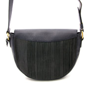 Koop uw authentieke Delvaux Blue Toile de Cuir Cross Body Bag aan de beste prijs