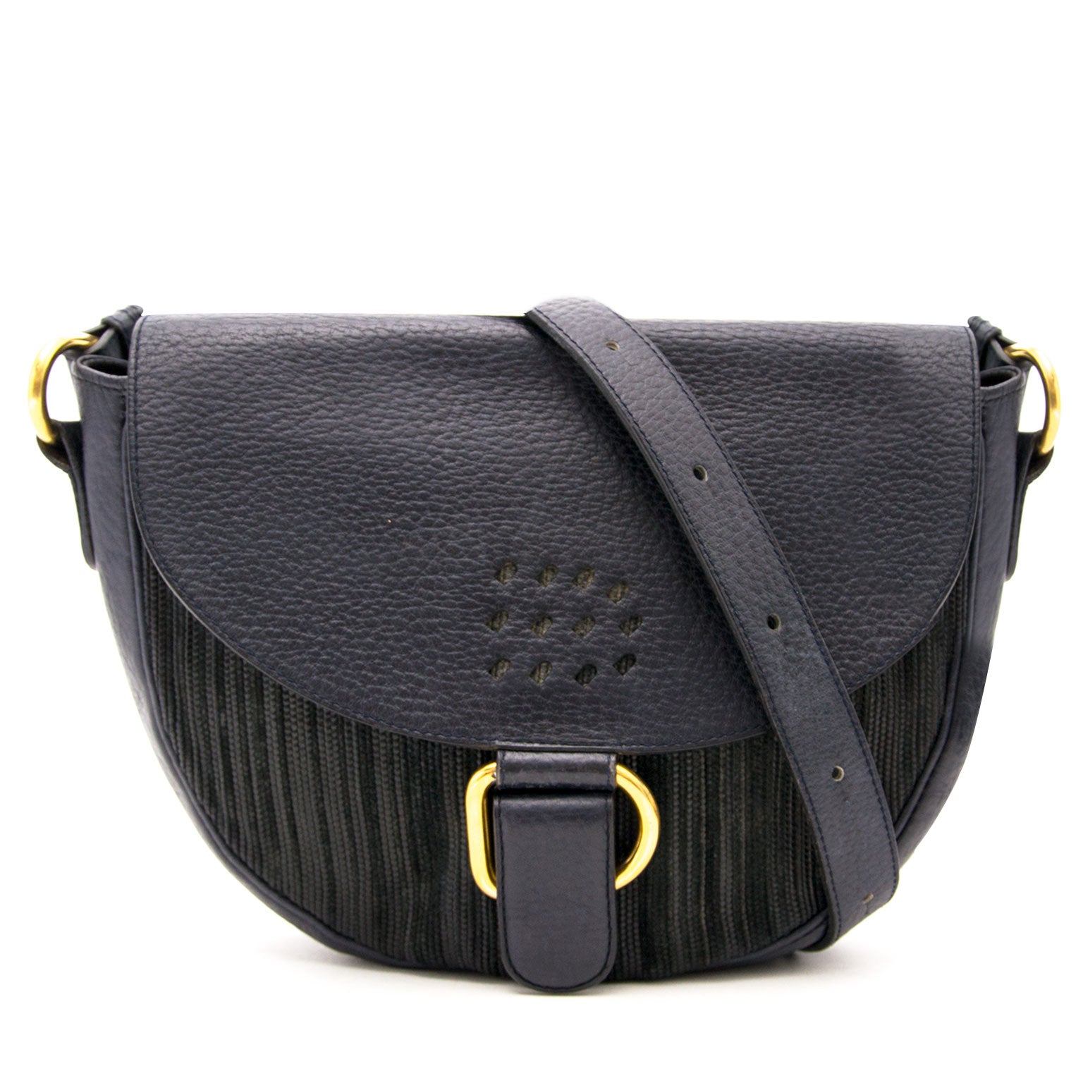 Delvaux toile de cuir cross body shoulder bag for the best price available online