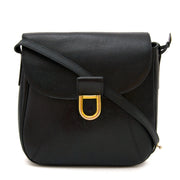 Delvaux Dark Blue Leather Crossbody Bag