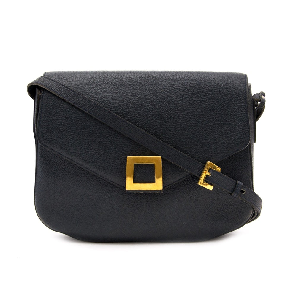 Delvaux Navy Cross-Body Bag aan de beste prijs kopen en verkopen bij Labellov Timeless Luxury