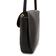 Delvaux Dark Blue Leather Crossbody Bag