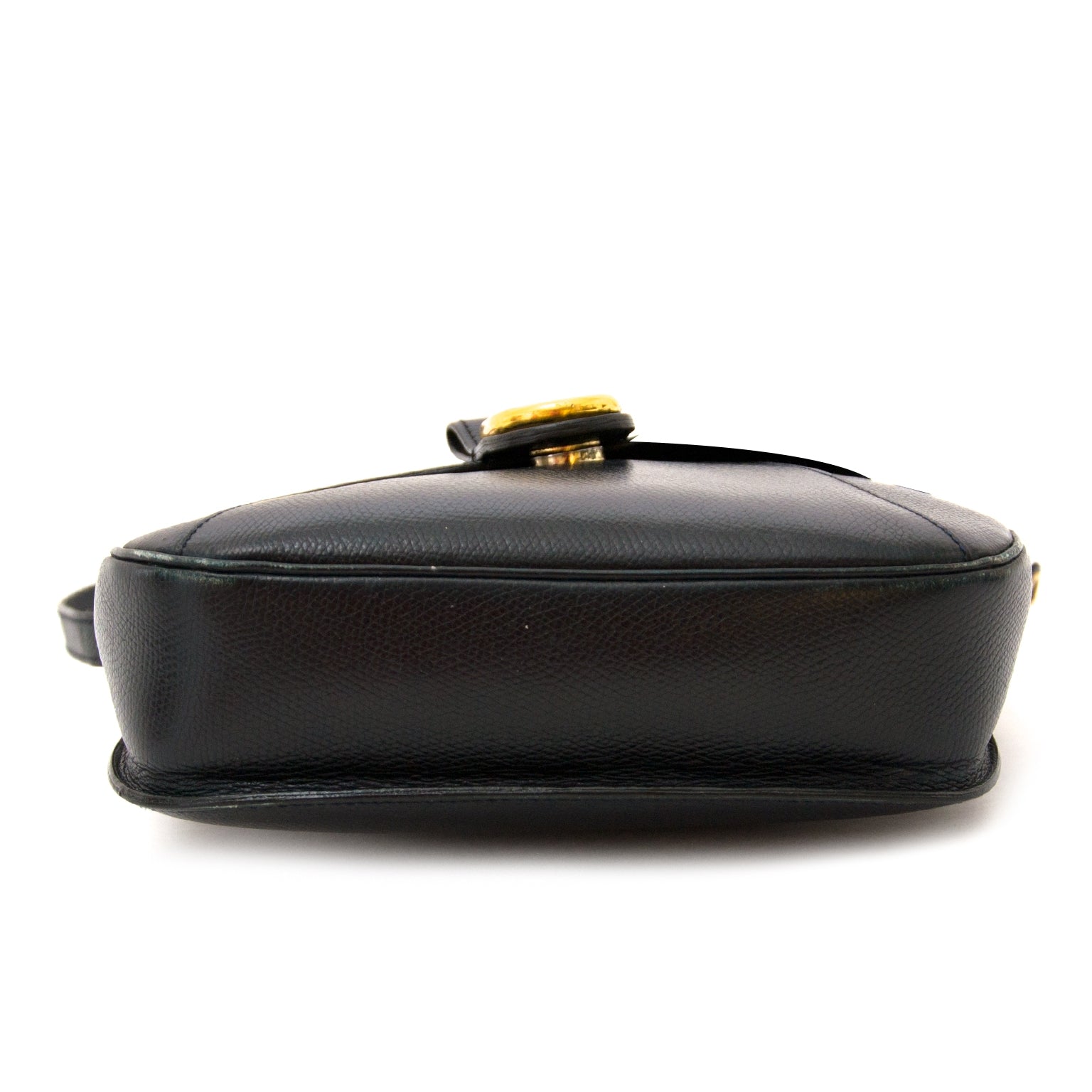 Delvaux Dark Blue Leather Crossbody Bag