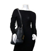 Delvaux Vintage Blue Bucket Bag