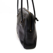 tweedehands Delvaux Black Leather Sisal GM te koop bij labellov