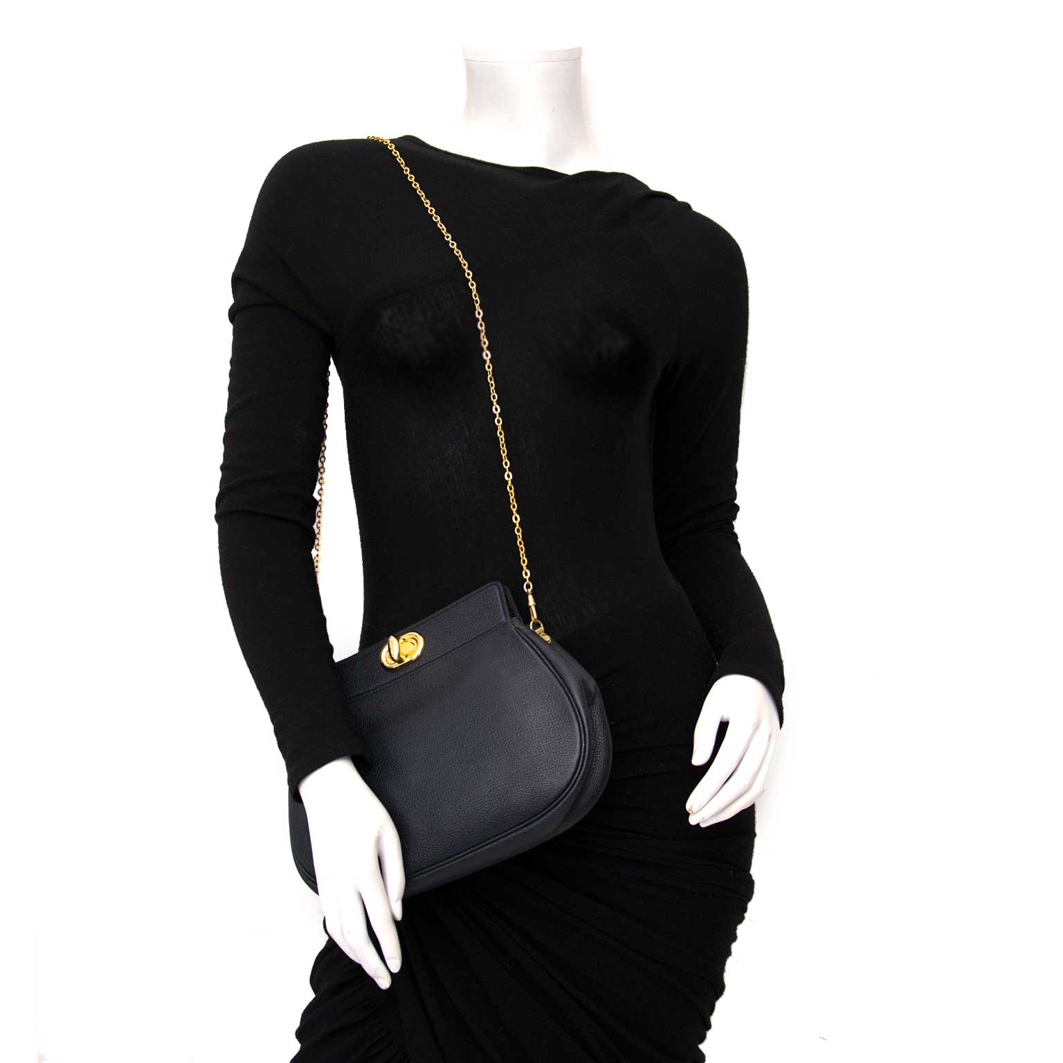 acheter en linge pour le meilleu prix Delvaux Black Paradise Clutch