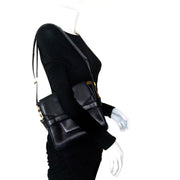 delvaux navy blue leather shoulder bag now for sale at labellov vintage fashion webshop belgium