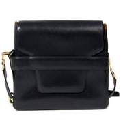 delvaux navy blue leather shoulder bag now for sale at labellov vintage fashion webshop belgium
